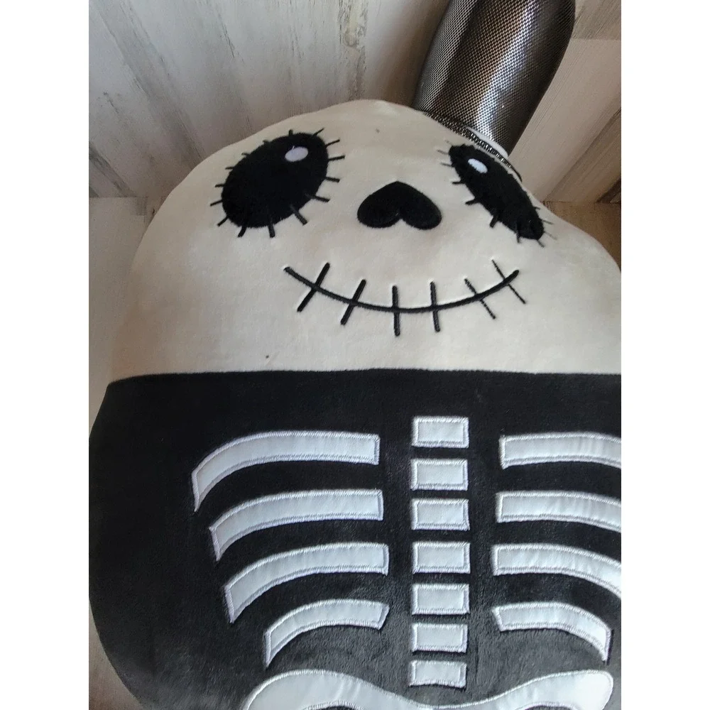 skeleton plush pillow AS IS secret‎ pocket squishy large stuffed animal